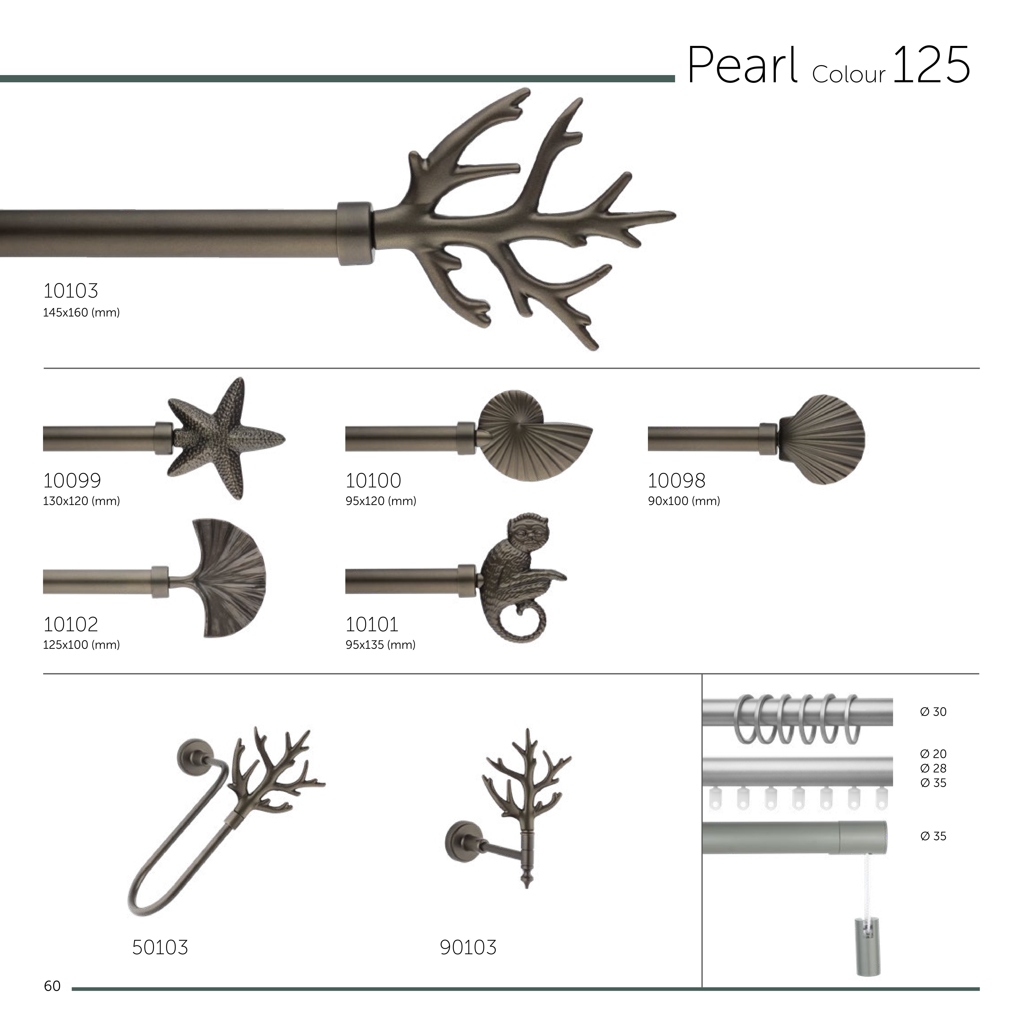 Decorative Curtain Poles gallery image 76