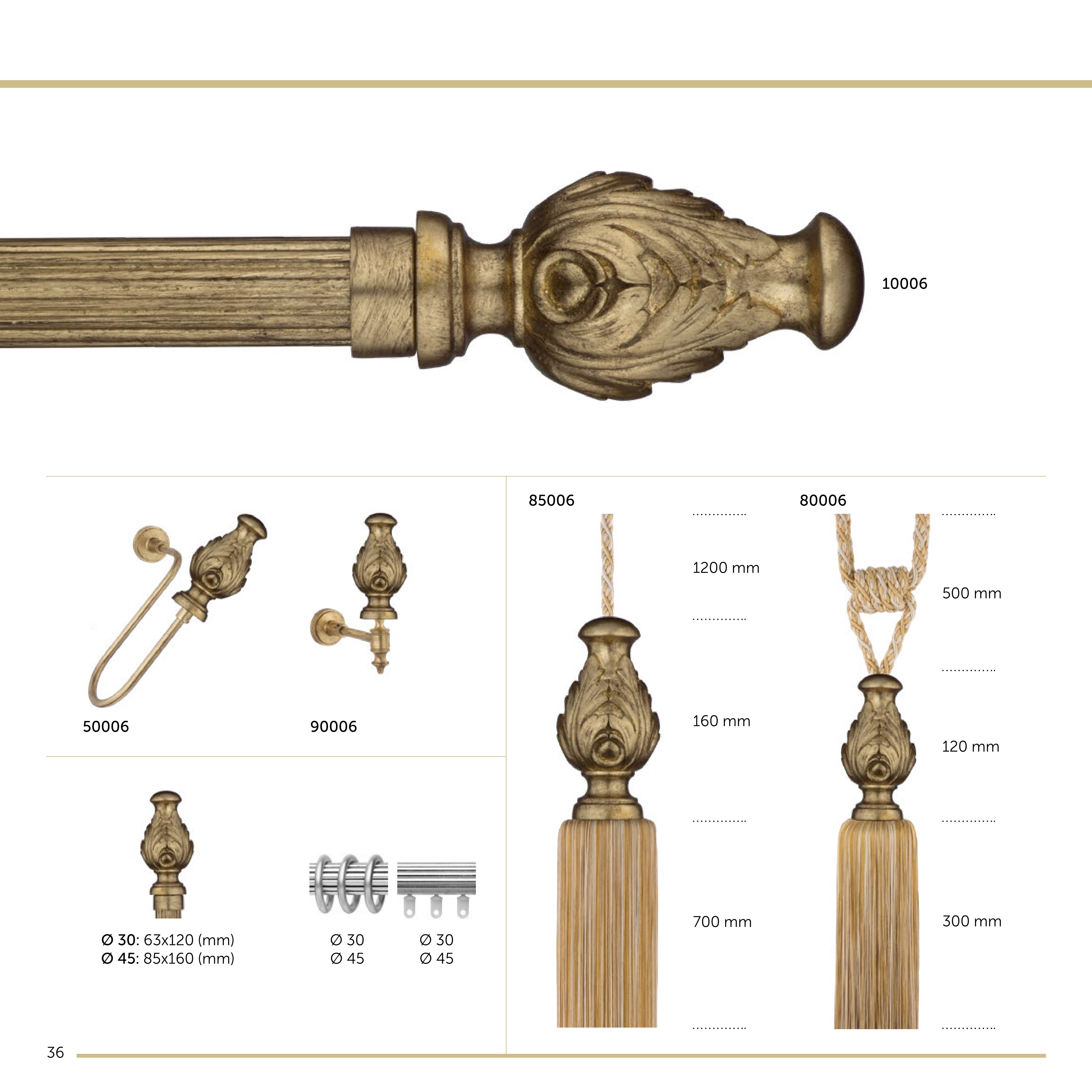 Decorative Curtain Poles gallery image 92