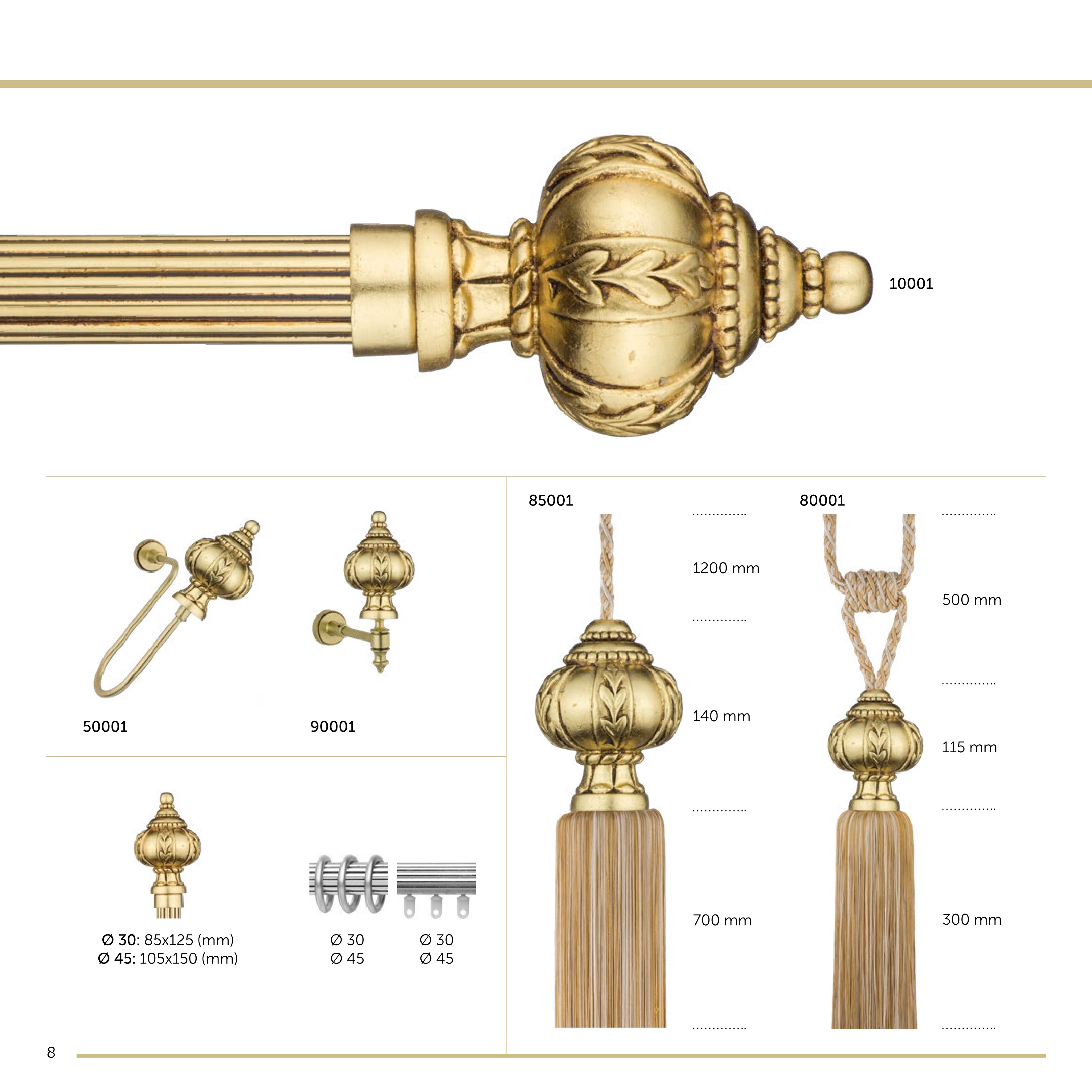 Decorative Curtain Poles gallery image 108