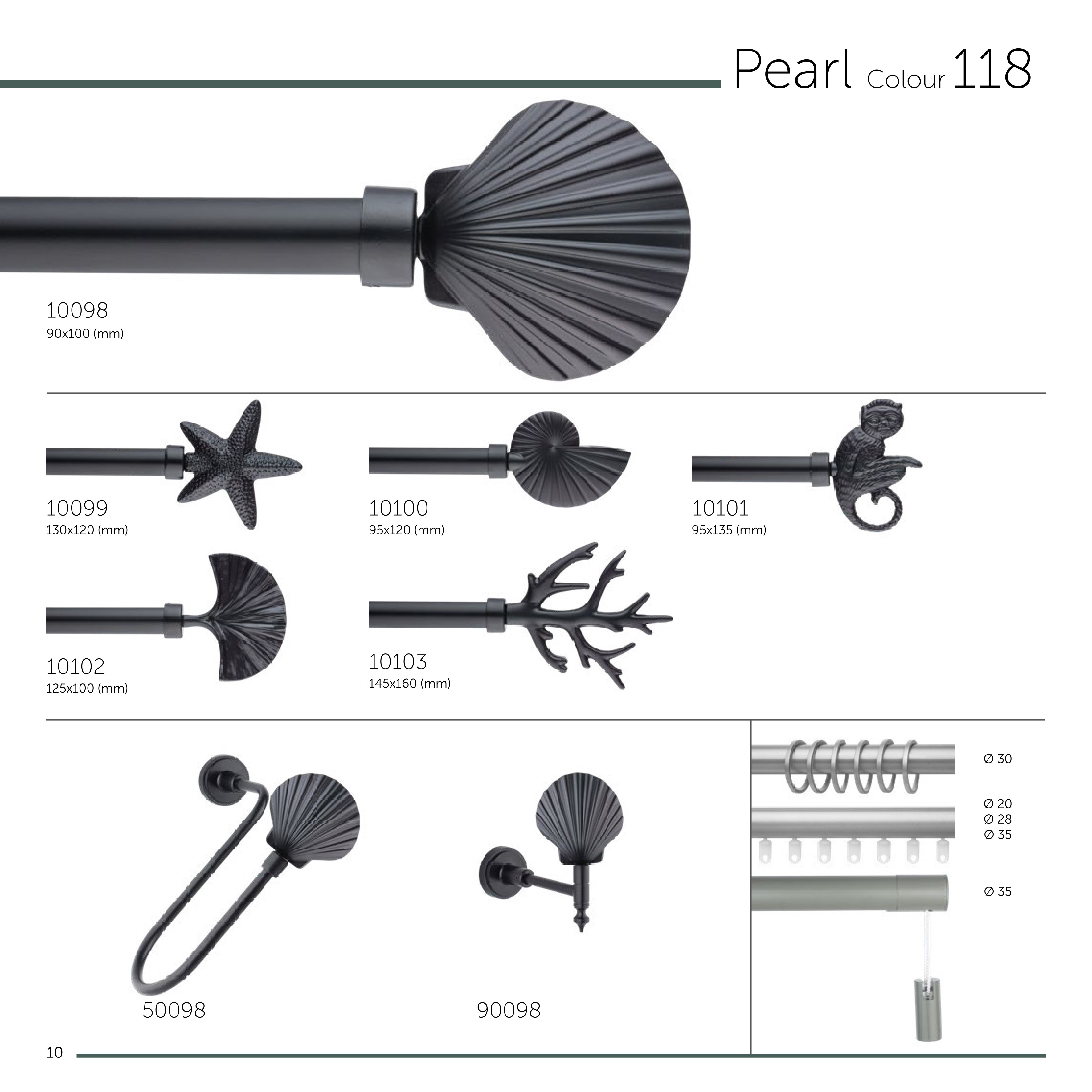 Decorative Curtain Poles gallery image 36