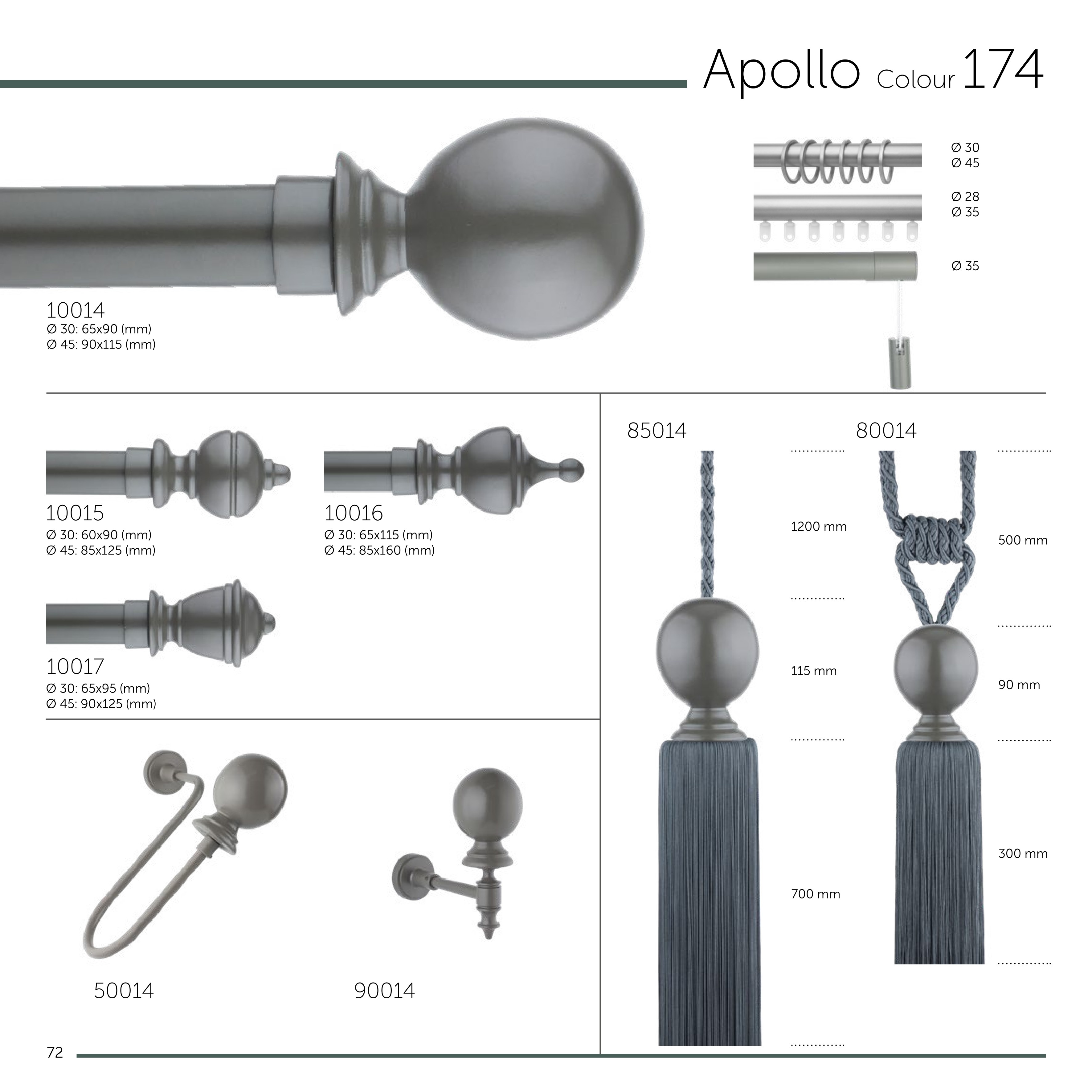 Decorative Curtain Poles gallery image 86