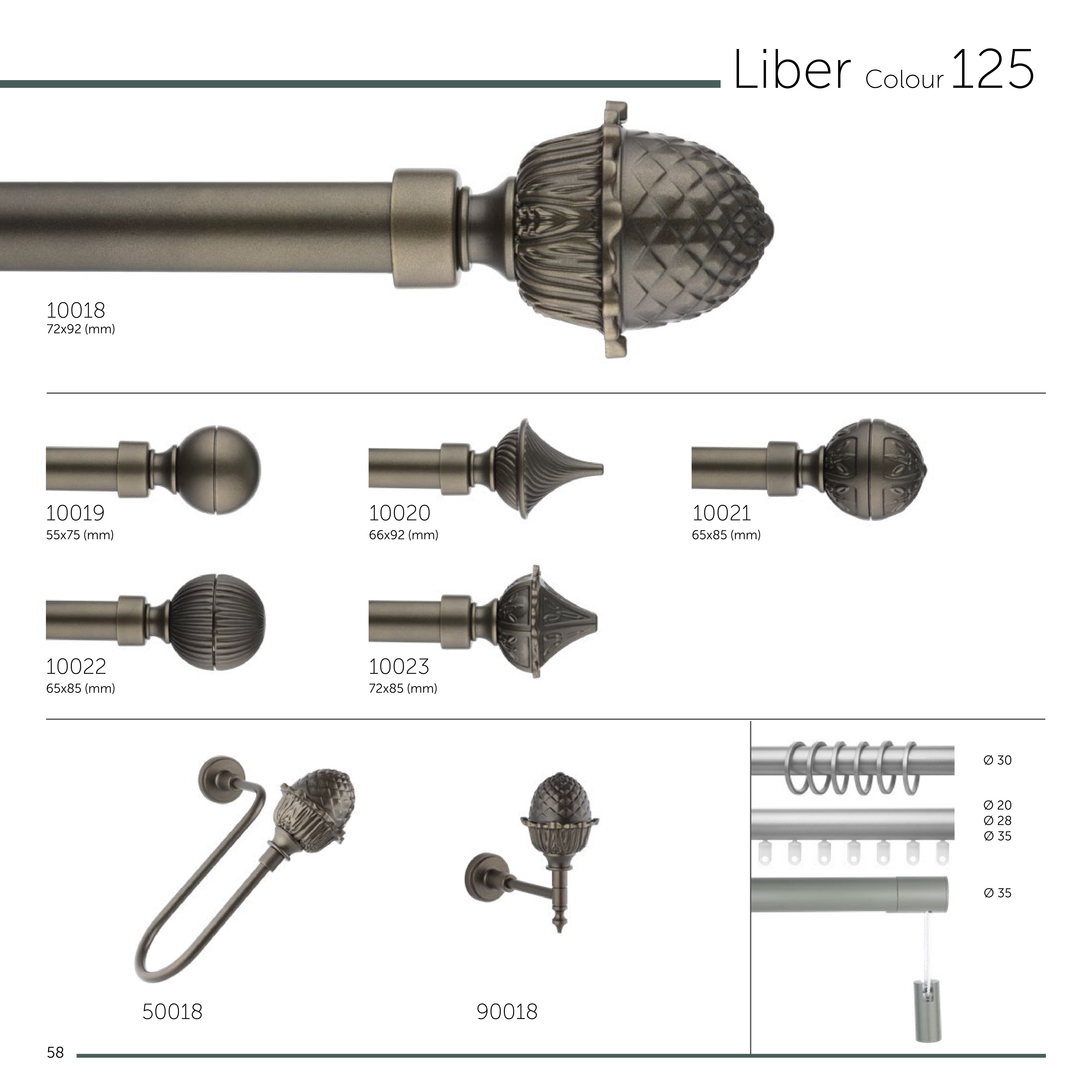 Decorative Curtain Poles gallery image 74