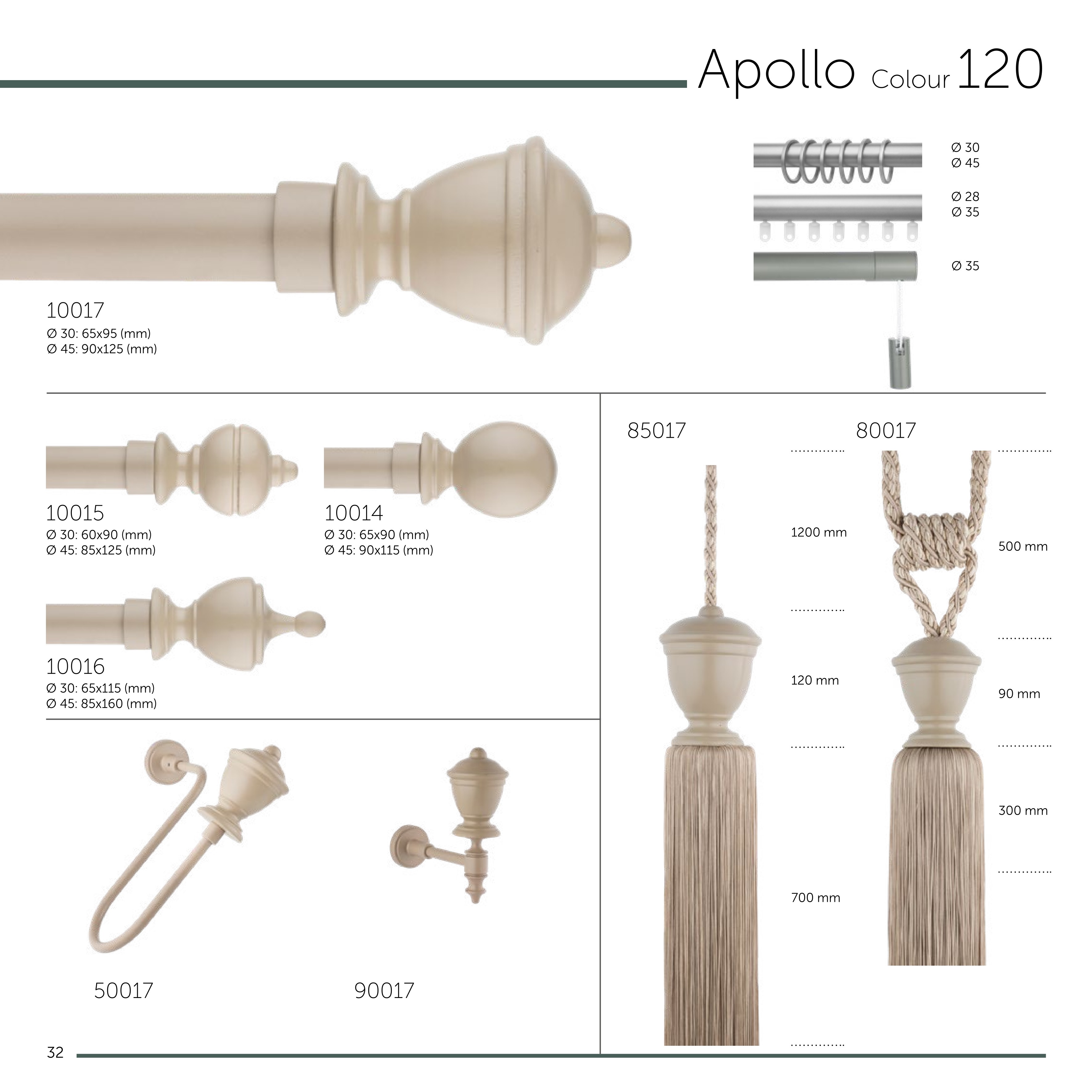 Decorative Curtain Poles gallery image 54