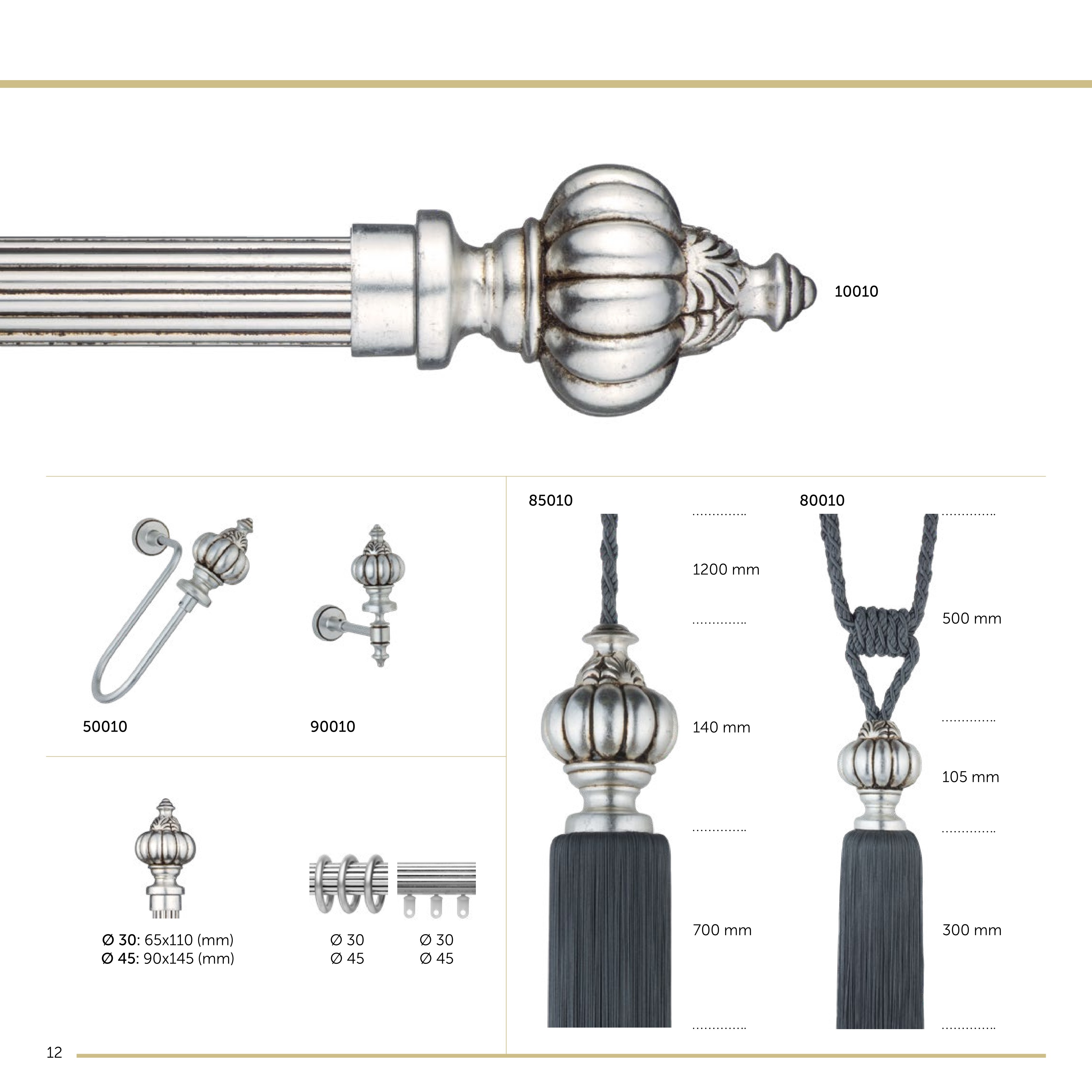 Decorative Curtain Poles gallery image 100